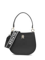 Sac Port paule Tommy Life Polyester Recycl Tommy Life Polyester Recycl Tommy hilfiger Noir tommy life AW14472