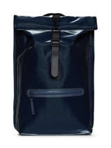 Rugzak 1 Compartiment Met 14" Laptopvak Rains Blauw boston 13160