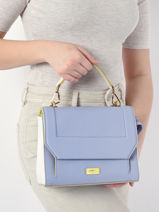 Schoudertas M Ninon Multico Leder Lancel Violet ninon A12358-vue-porte