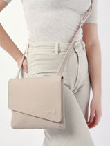Sac Bandoulire N City Ascot Cuir Nathan baume Rose n city N1811117-vue-porte
