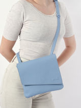 Sac Bandoulire N City Ascot Cuir Nathan baume Bleu n city N1811117-vue-porte