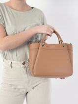 Sac Port Main Wave Armani exchange Marron wave CC783-vue-porte