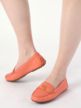 Mocassins Barnsbury Uit Leder Lauren ralph lauren Oranje women 85284704-vue-porte