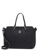 Handtas Th Emblem Tommy hilfiger Zwart th emblem AW14503
