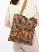 Sac Port paule Lilas Woomen Marron lilas WLILA08-vue-porte
