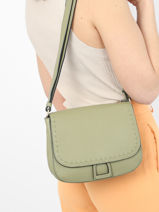 Cross Body Tas Tradition Leder Etrier Groen tradition EHER23-vue-porte