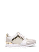 Sneakers Billie Uit Leder Michael kors Beige women S3BIFS5D