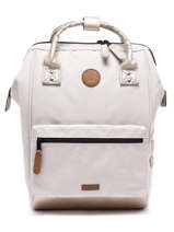 Personaliseerbare Rugzak Adventurer Medium Cabaia Beige adventurer BAGS