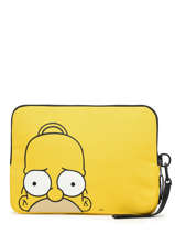 Housse Ordinateur Eastpak Jaune simpsons K424SIM