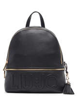 Sac  Dos Lj Logo Liu jo Noir liu jo logo AXX025