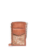 Sac Bandoulire Benedict Cuir Pieces Marron benedict 17135894