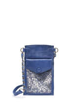 Cross Body Tas Benedict Leder Pieces Blauw benedict 17135894