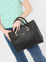 Handtas Manhattan Liu jo Zwart man AXX010-vue-porte