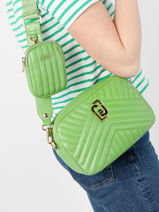Sac Bandoulire Achala Liu jo Vert achala AA3229-vue-porte