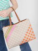 Handtas Lucente Liu jo Veelkleurig lucente AA3250B-vue-porte