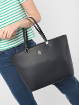 Sac Port paule Timeless Tommy hilfiger Bleu timeless AW14478-vue-porte