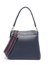 Sac Port paule Grained Miniprix Bleu grained H3655