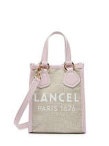 Mini-cabas Vertical Cabas D't Lancel Rose cabas d'ete A12334