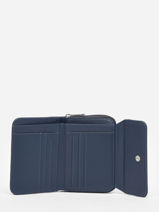 Portemonnee Classic Miniprix Blauw grained H6012-vue-porte
