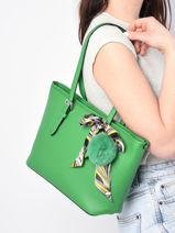 Sac Port paule Grained Miniprix Vert grained F2531-vue-porte