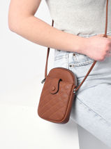 Sac Bandoulire Couture Miniprix Marron couture 1-vue-porte