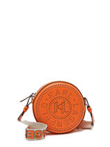 Sac Bandoulire K Circle Cuir Karl lagerfeld Orange k circle 231W3054