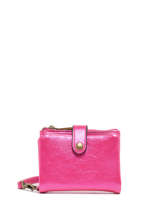 Portemonnee Met Kaarthouder Miniprix Roze scintillant 424