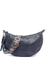 Sac Bandouli�re Sangle Mandoline Bleu sangle MD041