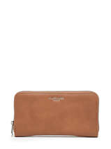 Portefeuille Classic Miniprix Marron grained H1689