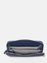 Portefeuille Grained Miniprix Bleu grained H1689-vue-porte