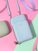 Cross Body Tas Grained Miniprix Blauw grained 6018