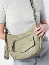 Sac Bandoulire Gun Miniprix Vert gun MD1884-vue-porte