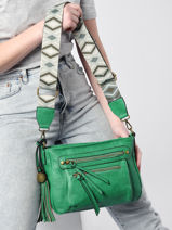 Cross Body Tas Sangle Miniprix Groen sangle MD1393-vue-porte