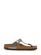 Tongs Gizeh Birkenstock Beige women 1016145