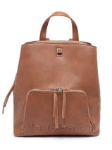 Rugzak Desigual Bruin half logo 23SAKP08