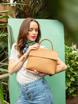 Sac Bandoulire Clarita Cuir Nathan baume Marron nathan 18