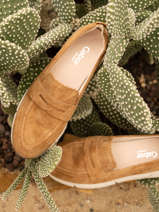 Mocassins Uit Leder Gabor Beige women 35