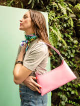 Sac Baguette Suave Cuir Lancaster Rose suave ace 20