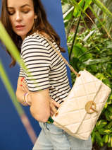 Grand Sac Moon En Cuir Vanessa bruno Beige moon 84V40329
