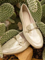 Mocassins Uit Leder Tamaris Goud women 20