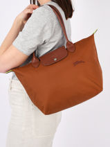 Longchamp Le pliage green Besace Marron-vue-porte