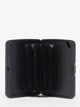 Porte-cartes Cuir Ogon Noir matte MAT-vue-porte
