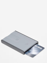 Porte-cartes Ogon Gris matte MAT-vue-porte