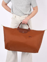 Longchamp Le pliage green Sac de voyage Marron-vue-porte