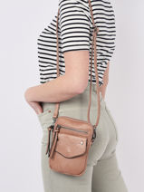 Cross Body Tas Gun Miniprix Roze gun MD1888-vue-porte