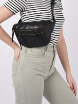 Sac Banane Miniprix Noir scintillant MD031S-vue-porte