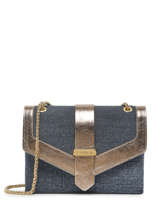 Cross Body Tas M Jana Linnen Etrier Blauw jana lin EJLI002M