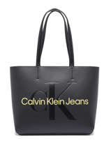 Sac Port paule Sculpted Calvin klein jeans Noir sculpted K610276