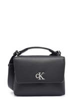 Sac Bandoulire Minimal Mono Calvin klein jeans Noir minimal mono K610684