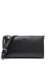 Sac Bandoulière Chantaco Cuir Lacoste Noir chantaco NF4159KL